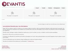 Tablet Screenshot of devantis.com